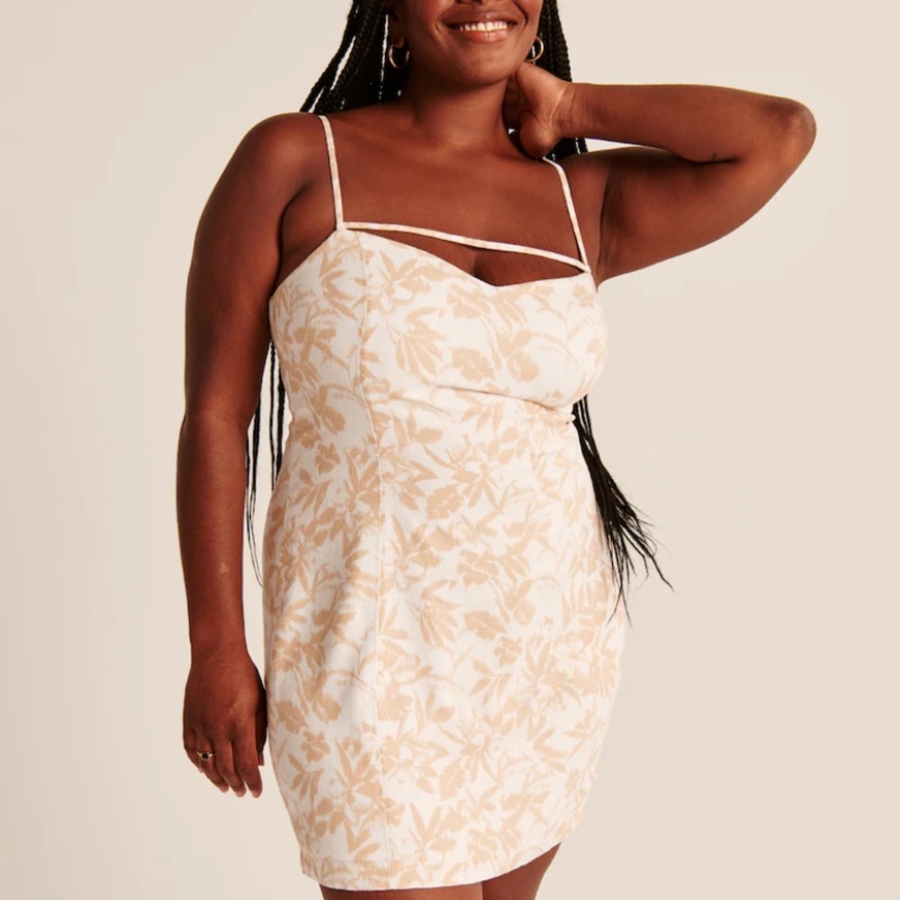 Abercrombie 90s slim dress NWT